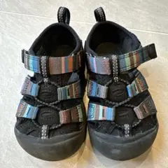 KEEN サンダル 14.5センチ　ブラック/マルチカラー