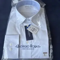 新品未使用品 GIORGIO ROSATI ビジネスシャツ ホワイト Lサイズ