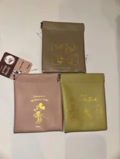 チップとデール ミニーちゃん　プーさんポーチセット