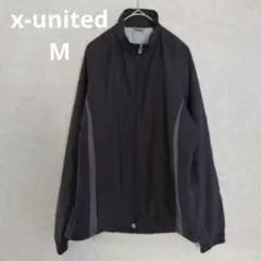 x-united トレーニングウェア M レディース 黒 軽量 裏地 ジャンパー