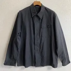 東ドイツ軍 コットン ワークジャケット80s ユーロミリタリー m-48 墨黒のサムネイル