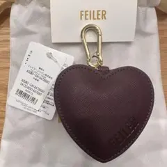 【新品・未使用】フェイラー　ハートコインケース　パープルのサムネイル