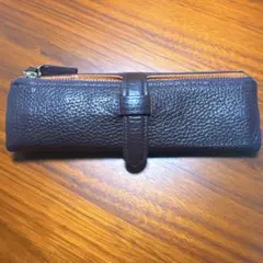 c company ルポペンケース ダークブラウン 筆箱 レザー