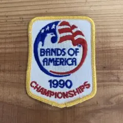 ビンテージワッペン　バンド・オブ・アメリカ 1990年チャンピオンシップパッチ