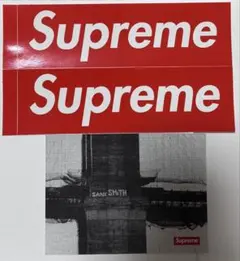 supreme ボックスロゴ ステッカー サン スミス ステッカー