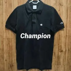 Champion チャンピオン ブラック 半袖ポロシャツ Mサイズ