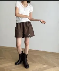 El mar コットンワッシャーショートパンツのサムネイル