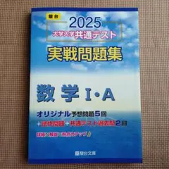 駿台　2025大学入学共通テスト実践問題集 数学 I•A