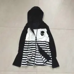 STUDMUFFIN ダブルジップパーカー スカル ドクロ グランジ お兄系のサムネイル