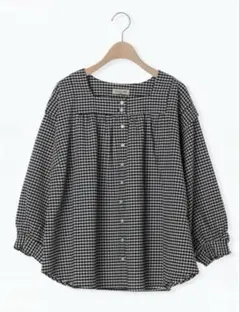 Samansa Mos2 柄アソートスクエアネックブラウス