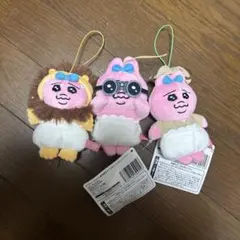 おぱんちゅうさぎ　おぱサファリ マスコット 3種セットのサムネイル