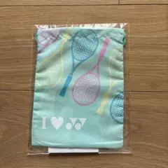 【新品未開封】非売品　テニスラケットデザイン巾着袋　ヨネックスのサムネイル