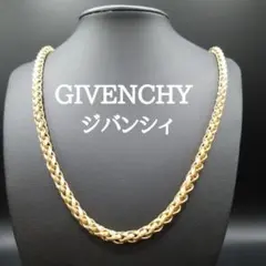 美品✨ジバンシィ太編み込みチェーン_レディースゴールドネックレス_ 