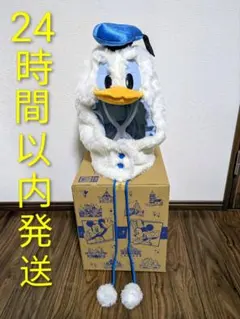 【絶版品】ディズニー ドナルド ふわふわ ファンキャップ 帽子 ファー