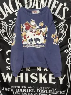 ★キャプテンサンタCaptain Santa ネイビートレーナー Mサイズ古着