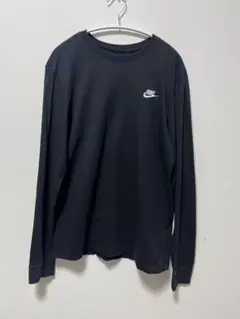 Nike ナイキ 黒 長袖シャツ ロゴ入り M