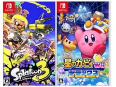 新品・未開封【2本セット】スプラトゥーン3 カービ wii デラックス スイッチ