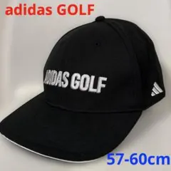 adidas GOLF アディダスゴルフ　メンズ　ツイル　キャップ　帽子　黒のサムネイル