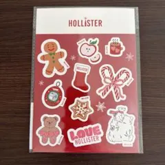 Hollister クリスマスステッカーセット 10枚入り