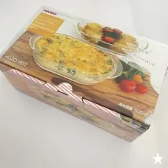 新品 HARIO HGZO-1812 耐熱ガラス製オーブン皿 日本製 グラタンのサムネイル