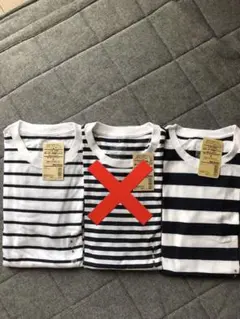 無印良品半袖ボーダーTシャツ５枚まとめ売り