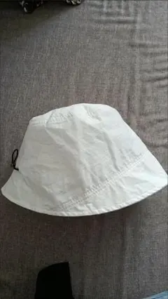 ホワイト バケットハット 調整可能