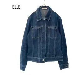 ELLE デニムジャケット　コットン綿　春アウター　スプリングコート