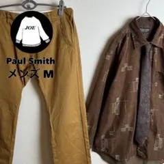 PaulSmithネクタイシャツセットアップ　幾何学模様　ペイズリー　古着女子