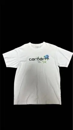マ*メ様 carhartt 花柄 Tシャツ Mサイズ ホワイトのサムネイル
