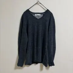 PLUS ONE Vネック 長袖 カットソー　Sのサムネイル