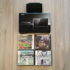 Nintendo 3DS 本体 コスモブラック + ゲームソフト4本セット