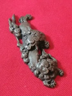 江戸時代目貫12点木箱付49g 東Y7-1024☆2Fトヒカ