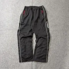 ダンロップ トラックパンツ ジャージ ストライプ 黒 M ストリート スポーツのサムネイル