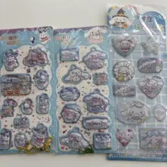 ポチャッコ シナモロール ウォーターシール 3枚セット