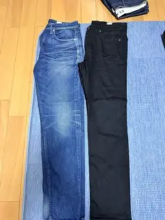 YANUK メンズ デニムパンツ 2本セットのサムネイル
