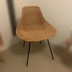 引取歓迎】イケア IKEA ウルリクスベリ パーソナルチェア 籐/アイアン