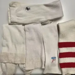 さい様専用　ホワイト デザイン ソックス