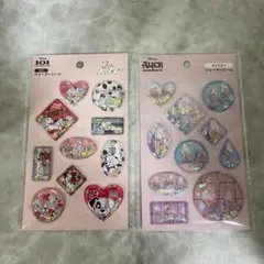 新品　正規品　セリア　ディズニー ウォーターシール オイスター 101 2枚