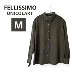 FELLISSIMOフェリシモ UNICOLART ユニカラート 花柄シャツ Mのサムネイル