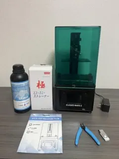 ELEGOO Mars 2 光造形 3Dプリンター 水溶性レジン、換えフィルム付