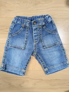 DOUBLE.B デニムハーフパンツ 90cm