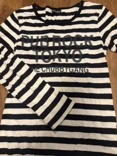 CHUBBYGANG 長袖カットソー ボーダー M