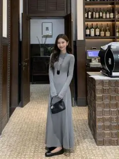 春のお出かけに❤️上品セクシーワンピース