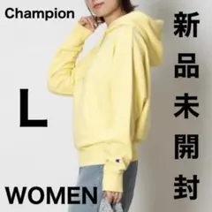 チャンピオン CHAMPION 刺繍 パーカー フーディ レディースL 送料込み