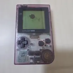 任天堂 ゲームボーイ ポケット スケルトン 本体 ジャンク パープル クリア