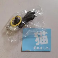ガチャガチャ 猫釣れました。 ハチワレ