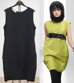 古董07秋冬典藏 marni 瑪尼 無袖洋裝38