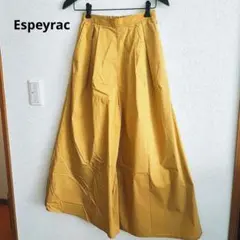 Espeyrac 日本製 ワイドパンツ ガウチョパンツ マスタードのサムネイル