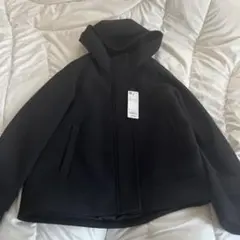 GU コージーメルトンショートフーディコート