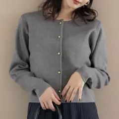 COCA カーディガン グレー L